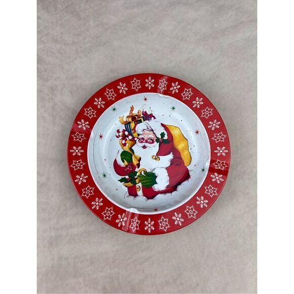 1960s 1970s Vintage Kitchsy Santa Ashtray - Picture 1 of 6